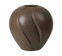Broste Copenhagen Jarrón Leda Ø25x25 cm Antique brown