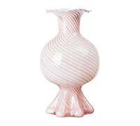 Broste Copenhagen Jarrón Mella 30 cm Fairy pink-off white