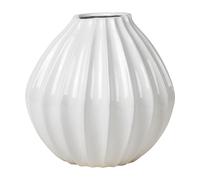 Broste Copenhagen Jarrón Wide ivory 30 cm