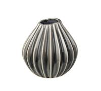 Broste Copenhagen Jarrón Wide smoked pearl 15 cm