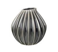 Broste Copenhagen Jarrón Wide smoked pearl 25 cm