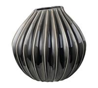 Broste Copenhagen Jarrón Wide smoked pearl 40 cm