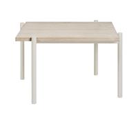 Broste Copenhagen Mesa auxiliar Elaine 54.2 x 54.2 cm White ash