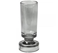 broste Copenhagen Petra Jarrón, Cristal, Gris, 14 cm