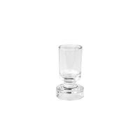 Broste Copenhagen Petra Jarrón Transparente de Cristal, diámetro: 6,6 cm - Altura: 10 cm