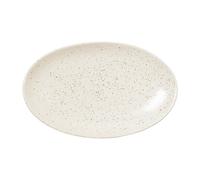 Broste Copenhagen Plato ovalado Nordic Vanilla 22 cm Cream with grains