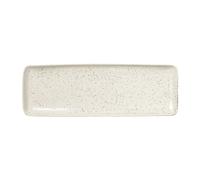 Broste Copenhagen Plato rectangular Nordic Vanilla 12.5x35 cm Cream with grains
