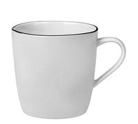 broste Copenhagen Salt - Taza de té y café (porcelana esmaltada, 250 ml), color blanco