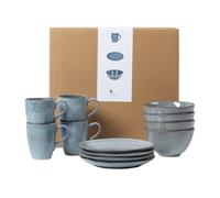 Broste Copenhagen Set de desayuno Nordic Sea 12 piezas