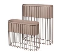 Broste Copenhagen Set de jardineras Fenja Simply taupe warm grey