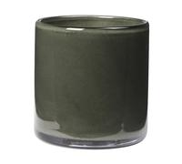 Broste Copenhagen Solai farol para vela Dark Green. Ø8 cm