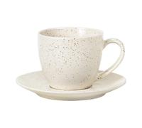 Broste Copenhagen Taza y platillo Nordic Vanilla 15 cl Cream with grains