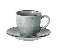 Broste Copenhagen Taza y plato Nordic Sea 8.8 cm