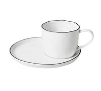 Broste Copenhagen Taza y plato Salt grande. 6.5 cm
