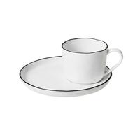 Broste Copenhagen Taza y plato Salt pequeña. 5 cm