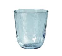 Broste Copenhagen Vaso para beber Hammered 33.5 cl azul
