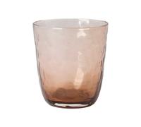 Broste Copenhagen Vaso para beber Hammered 33.5 cl marrón