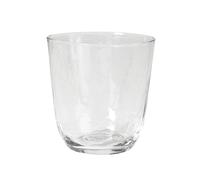 Broste Copenhagen Vaso para beber Hammered 33.5 cl transparente