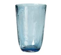 Broste Copenhagen Vaso para beber Hammered 50 cl azul
