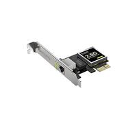 BrosTrend 2,5G Tarjeta de Red PC, PCIe Adaptador de Red con Perfil Bajo Extra, PCIe Gigabit Ethernet RJ45 Soporte Windows 11/10/8.1/8/7/XP/2000, Windows Server etc. NIC PCI Express Vida ÚTI Protección