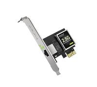 BrosTrend 2.5Gb Tarjeta de Red PCI Express Linux, PCIe Adaptador de Red Soporte Ubuntu, Fedora, Debian, Mint, Windows etc. Nic PCIe Ethernet con Perfil Bajo Extra Soporte Todas Las Arquitecturas Linux