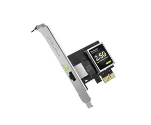 BrosTrend 2.5Gb Tarjeta de Red PCI Express Linux, PCIe Adaptador de Red Soporte Ubuntu, Fedora, Debian, Mint, Windows etc. Nic PCIe Ethernet con Perfil Bajo Extra Soporte Todas Las Arquitecturas Linux