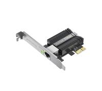 BrosTrend 5GB Tarjeta de Red PCIe, 5 Gigabit Tarjeta Red PCI Epress, PCIe Ethernet Adaptador con Perfil Bajo Extra, RJ45 NIC PCI Epress para Windows 11/10 Windows Server 2022 Sólo, Vida ÚTI Protección