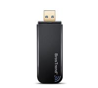 BrosTrend Adaptador WiFi USB 1200Mbps, Soporta Windows 11/10/8/7, Velocidad de Red Inalámbrica de Banda Dual de 5 GHz a 867 Mbps, 2.4 GHz a 300 Mbps, USB3.0, Antena WiFi USB para PC