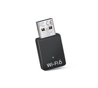 BrosTrend AX900 Mini USB WiFi 6 Linux para Ubuntu, Debian, Mint, Raspberry Pi OS, Zorin, Mate, Windows, etc. Receptor Adaptador WiFi USB Linux para PC Doble Banda 5GHz 600Mbps y 2.4GHz 286Mbps, OFDMA