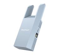 BrosTrend N300 Adaptador WiFi a Ethernet, Banda 2.4GHz 300Mbps Adaptador WiFi para Impresora, Smart TV, PC, Videoconsola, PlayStation, Xbox etc, Bridge Wi-Fi to Ethernet Adapter con Puerto RJ45 LAN