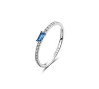 Brosway Anillo de mujer de plata y Freedom Blue | Colección Fancy - FFB135, 14, Plata de ley, Circonita cúbica