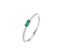 Brosway Anillo para mujer de plata y Life Green | Colección Fancy - FLG148, 16, Plata de ley, Zirconia cúbica