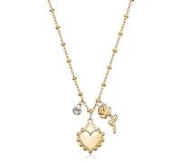 Brosway Collar de mujer de acero y cristales con símbolo de corazón | Colección Chakra - BHKN182