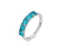 Brosway Fancy FAG23C - Anillo de mujer de plata 925 con cristales aqua green, M14