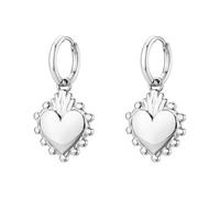 Brosway Pendientes de mujer de acero con símbolo de corazón | Colección Chakra - BHKE196