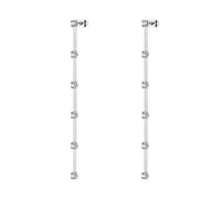 Brosway - Pendientes de mujer de acero plateado con circonitas BIG25