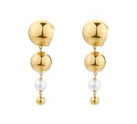 Brosway Pendientes de mujer, pendientes colgantes de acero y perlas | Colección PERFECT - BPC61