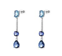 Brosway Pendientes de mujer, pendientes colgantes de plata y Freedom Blue | Colección FANCY - FFB133