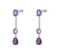 Brosway Pendientes de mujer, pendientes colgantes de plata y morado mágico | Colección FANCY - FMP133
