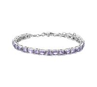 Brosway Pulsera de mujer BIG20, cristales azules, plata, elegante joya con piedras preciosas