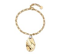 Brosway Pulsera de mujer de acero con colgante y cristal, modelo BOM12