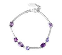 Brosway Pulsera de mujer, pulsera rígida de plata y violeta mágica | Colección Fancy - FMP132