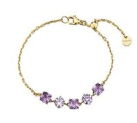 Brosway Pulsera Dreaming de acero 316L dorado y cristales amethyst BIG13