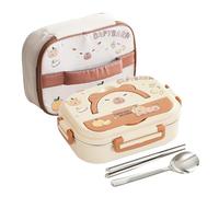 Brotdosen Aus Edelstahl - Behälter Für Mittagessen Und Snacks, 3-Fach Unterteilte Aufbewahrungsdosen Aus Edelstahl Für Lebensmittel, Stainless Steel Lunch Box | Büro Picknick Camping Outdoor