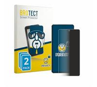 BROTECT 2 Unidades Protector Pantalla Privacidad para iQOO Z10 Turbo Plus [Anti-Espía, Película Protección, Privacy]