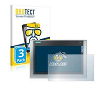 BROTECT 3 Unidades Lámina para Siemens Simatic HMI TP 1200 Comfort Inox