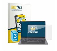 BROTECT Lámina Cristales para Acer Chromebook Plus 514 | 3 Unidades Transparente Protección Pantalla Made in Germany Dureza 9H Anti-Arañazos Protector Cristal