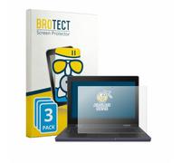 BROTECT Lámina Cristales para ASUS Chromebook CZ11 Flip CZ1104F | 3 Unidades Mate Protección Pantalla Made in Germany Portátiles Anti-Reflejos Dureza 9H Anti-Arañazos
