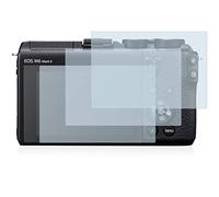 BROTECT Lámina Cristales para Canon EOS M6 Mark II | 3 Unidades Transparente Protección Pantalla Made in Germany Dureza 9H Anti-Arañazos Protector Cristal