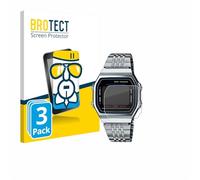 BROTECT Lámina Cristales para Casio iconic ABL-100WE-1A | 3 Unidades Transparente Protección Pantalla Made in Germany Dureza 9H Anti-Arañazos Protector Cristal